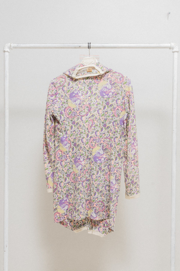 UNDERCOVER - SS06 "T" Psychedelic pattern t-shirt rebuilt jacket (runway)