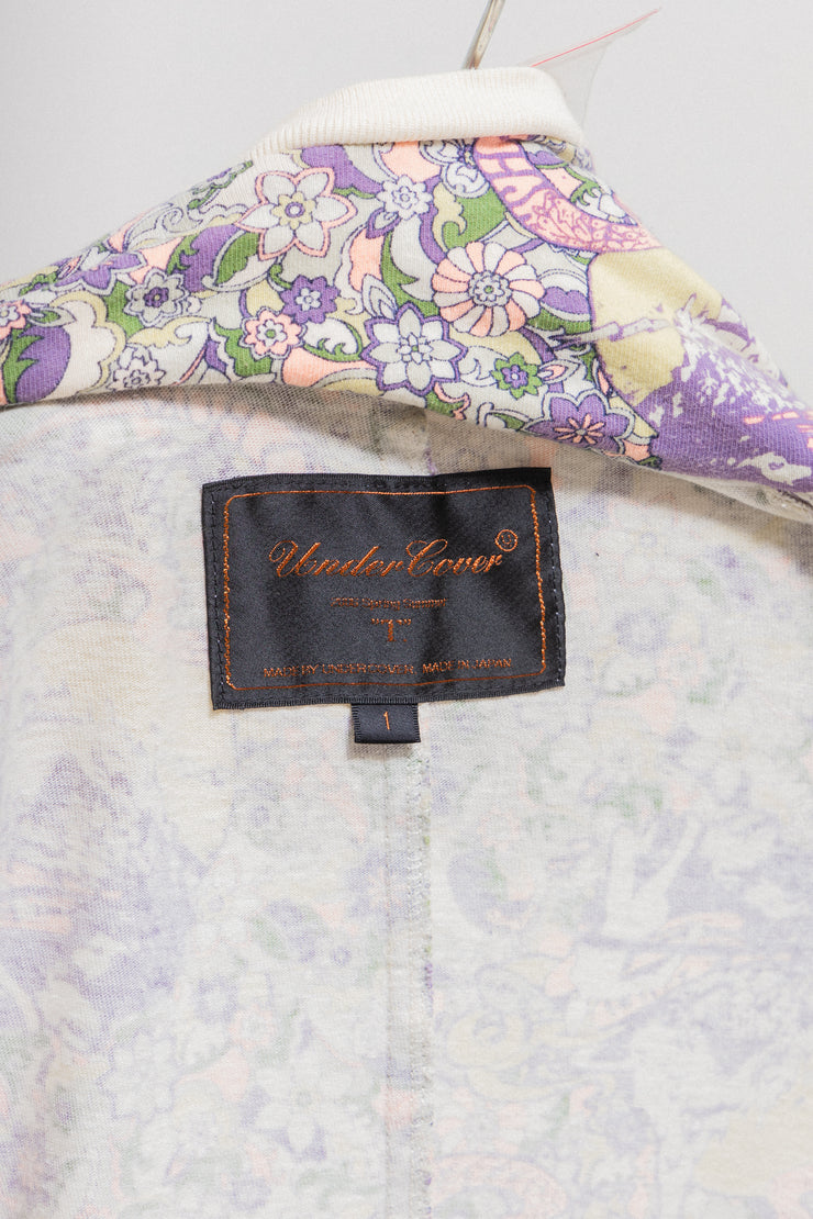 UNDERCOVER - SS06 "T" Psychedelic pattern t-shirt rebuilt jacket (runway)