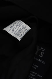YOHJI YAMAMOTO Y'S - Gabardine wool jacket with a hidden closure and rounded collar