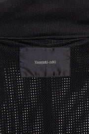 YASUYUKI ISHII - Perforated sheep skin jacket with raw cut edges