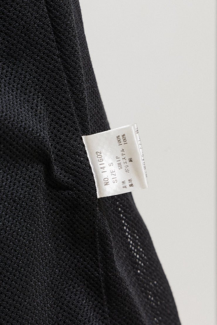YASUYUKI ISHII - Perforated sheep skin jacket with raw cut edges