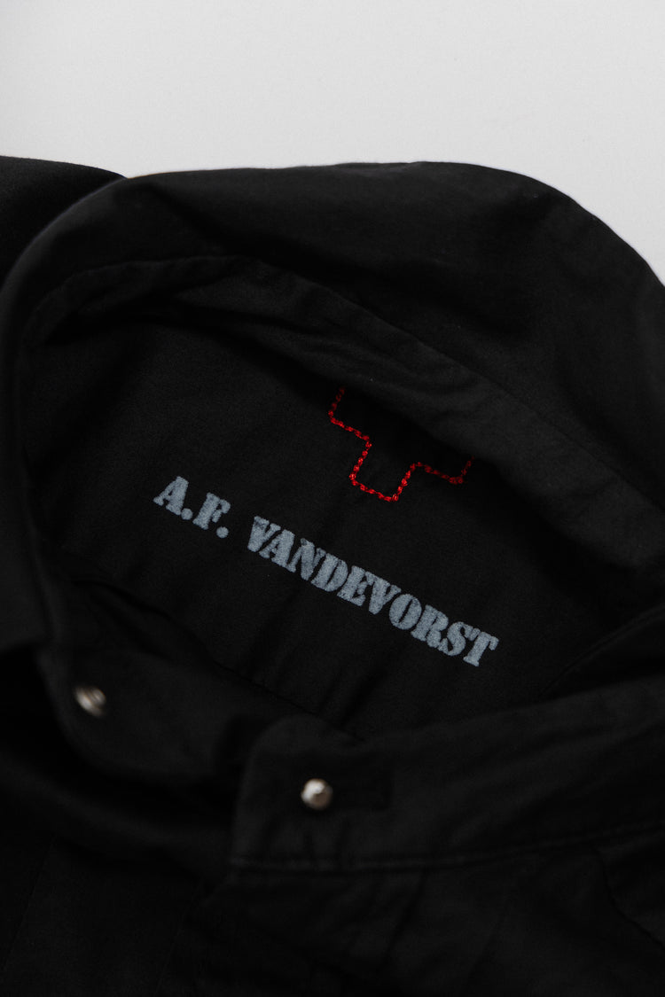 A.F VANDEVORST - FW08 cotton shirt with metallic buttons and