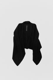 RICK OWENS - FW10 "GLEAM" Thick knitted cardigan with ribbed sleeves