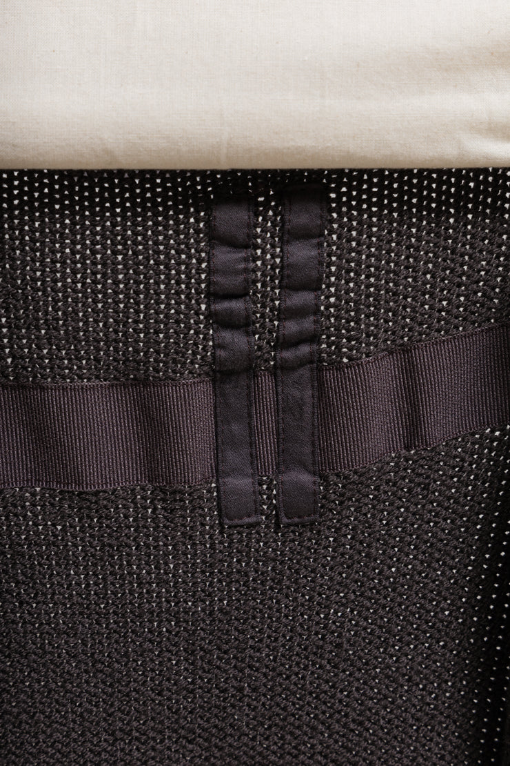 RICK OWENS - FW09 "CRUST" Merino wool knitted cardigan with pockets