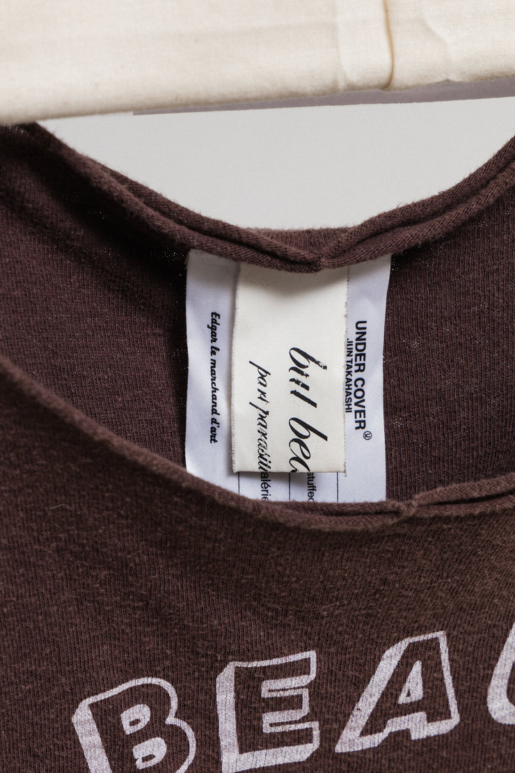 UNDERCOVER - FW04 "But beautiful" Patti Smith Love Rastafari plush tee
