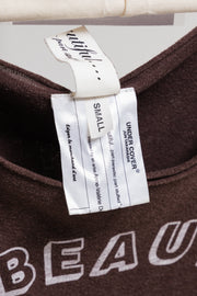 UNDERCOVER - FW04 "But beautiful" Patti Smith Love Rastafari plush tee