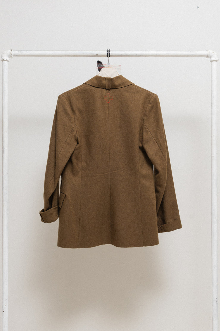 (Kountry Club) A.F VANDEVORST - FW98-99 Joseph Beuys "Felt Suit, 1970" reworked jacket with outer seams (first collection)