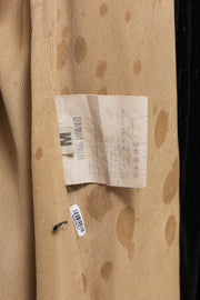 (Kountry Club) UMA WANG - Long pleated cotton velvet coat with spotted lining