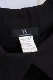 YOHJI YAMAMOTO Y'S - Long wool skirt with waist cutouts