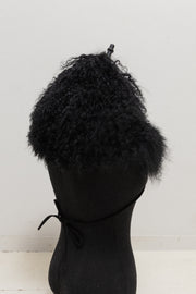 UDO EDLING - Mongolian lamb fur collar with Alcantara lining