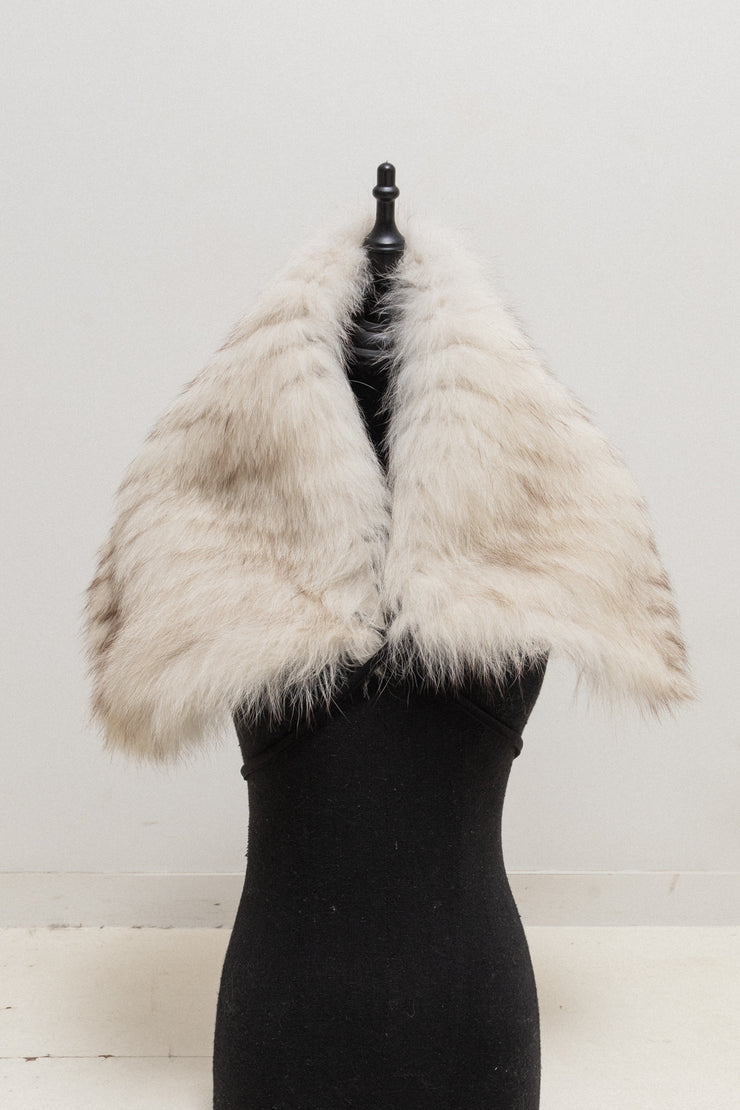 UDO EDLING - Arctic fox fur collar with Alcantara lining