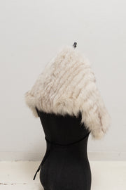 UDO EDLING - Arctic fox fur collar with Alcantara lining