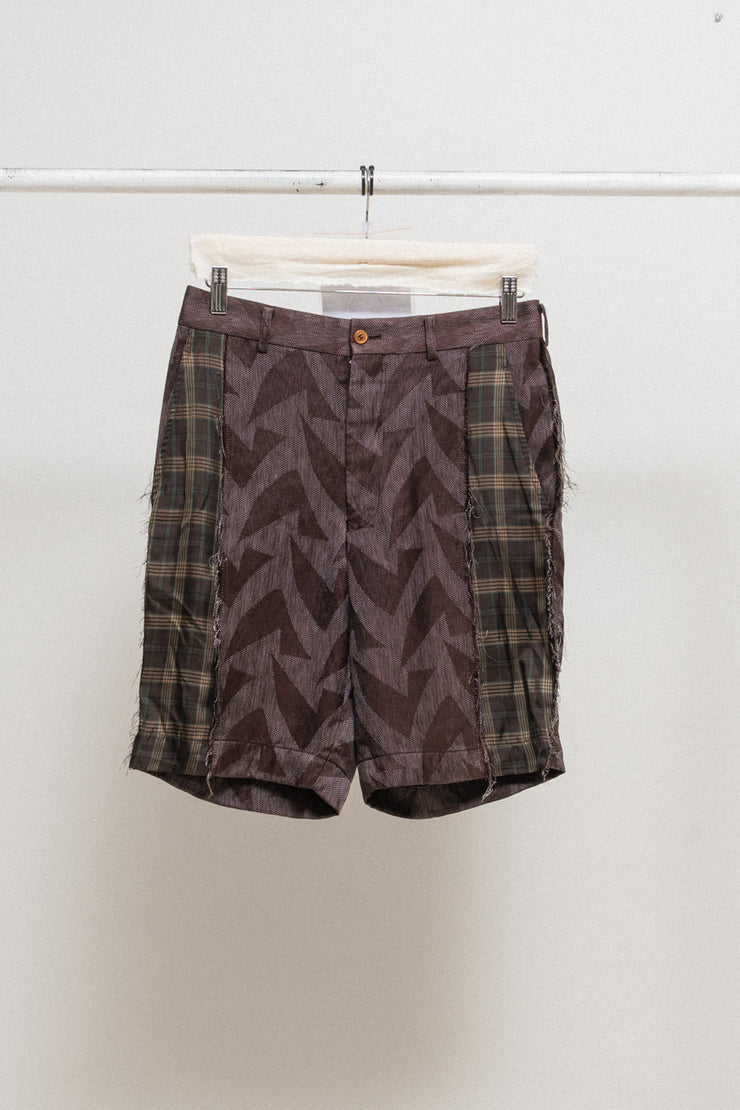 COMME DES GARCONS HOMME PLUS - FW02 Patterned lightweight docking shorts