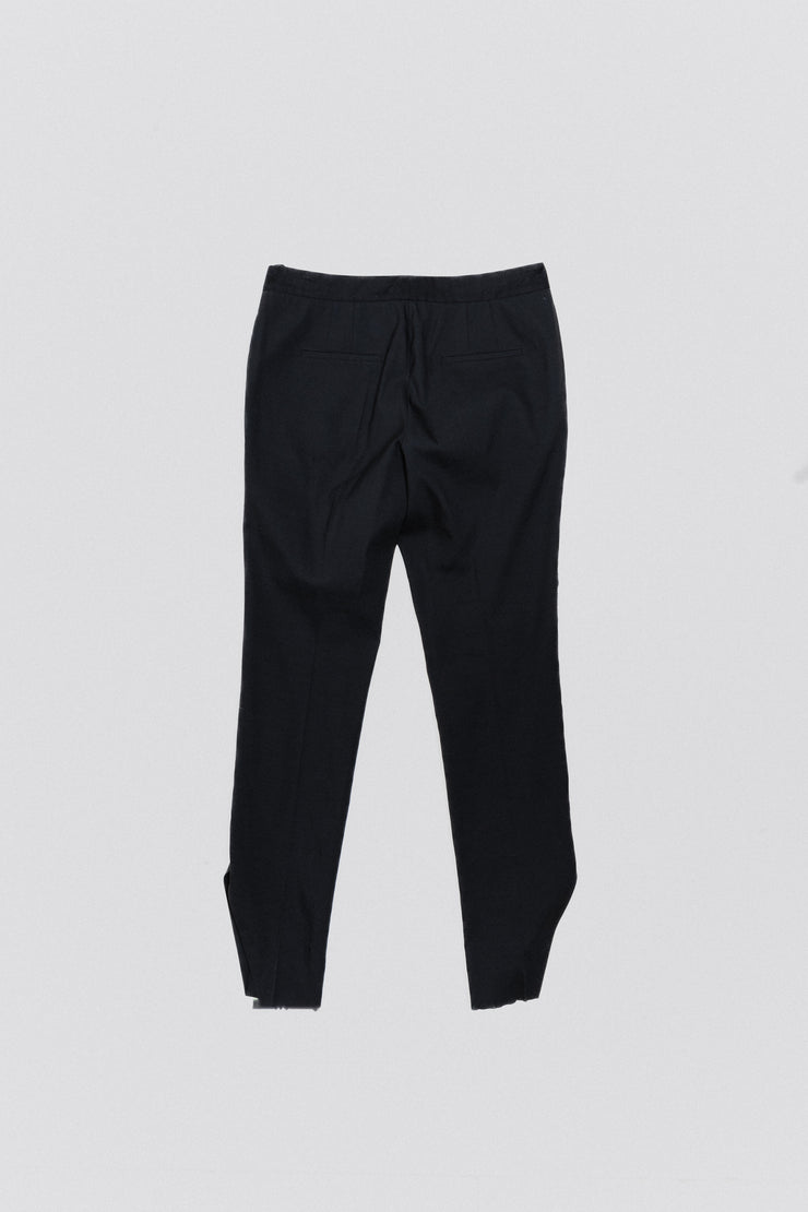 OLIVIER THEYSKENS - Wool and silk wide pants with ankle slits