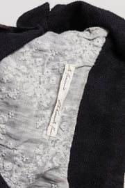(Kountry Club) ALEKSANDR MANAMIS - Textured wool button up jacket with embroidered lining