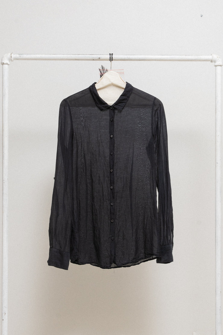 (Kountry Club) POÈME BOHÉMIEN - FW14-15 Cotton and silk thin button up shirt