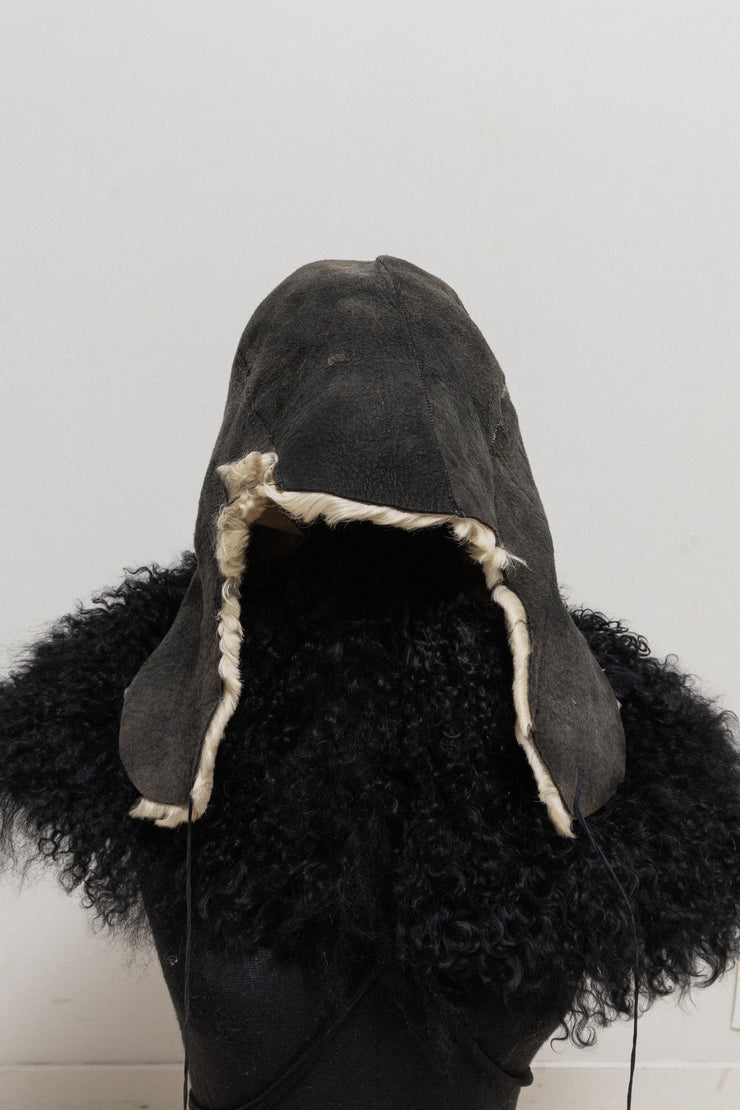 (Kountry Club) UNDERCOVER - FW04 "But Beautiful" Shearling hood (runway)