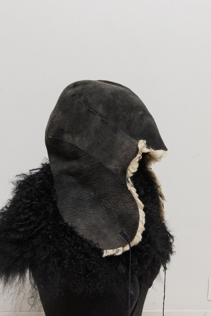 (Kountry Club) UNDERCOVER - FW04 "But Beautiful" Shearling hood (runway)