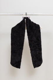 COMME DES GARCONS HOMME PLUS - FW90 Reversible faux fur and red parsley collar