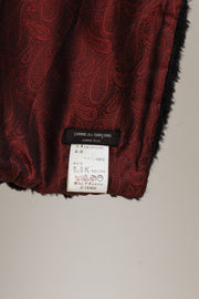 COMME DES GARCONS HOMME PLUS - FW90 Reversible faux fur and red parsley collar