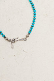 GUNDA - Turquoise stones bracelet with silver 925 snake clasp