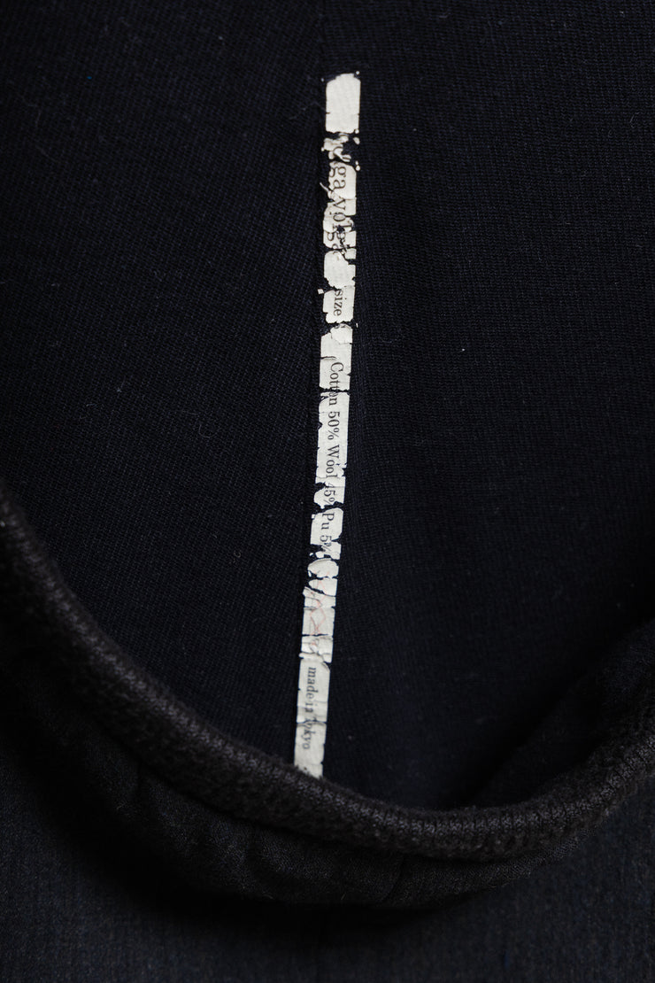 VOLGA VOLGA - Double layer wool and cotton shorts