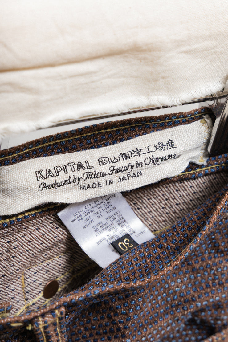 KAPITAL - Kakishibu dyed Century denim Okayama