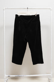 YOHJI YAMAMOTO COSTUME D'HOMME - Wide cotton velvet pants