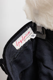 YOHJI YAMAMOTO COSTUME D'HOMME - Wide cotton velvet pants