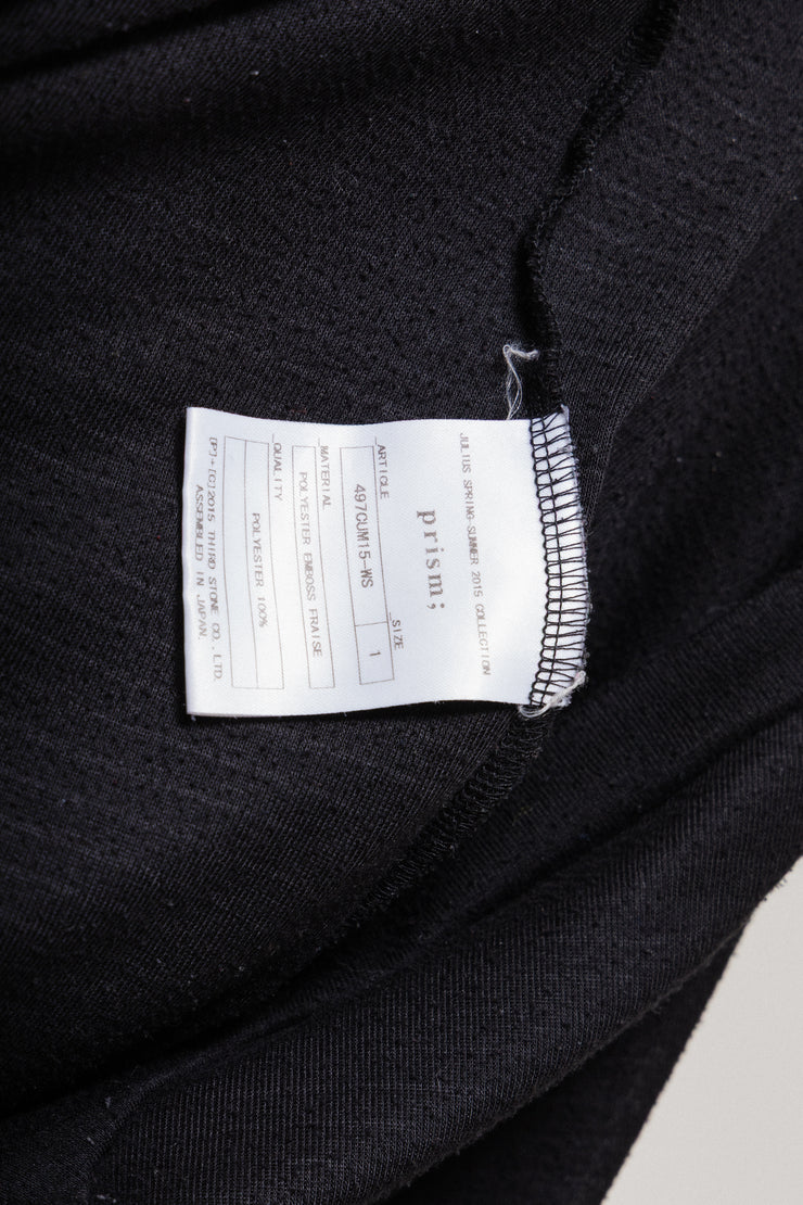 JULIUS 7 - SS15 « Prism » Textured see-through top