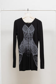 GARETH PUGH - 2010’s Cashmere blend printed longsleeves