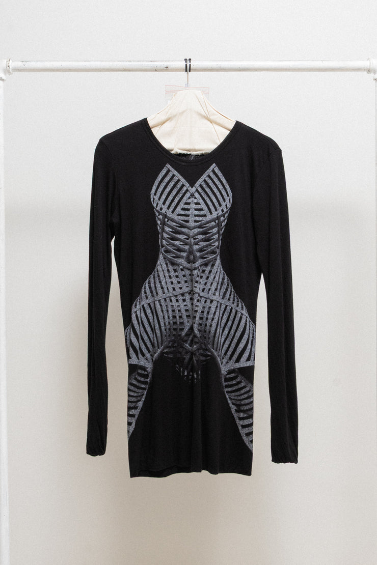 GARETH PUGH - 2010’s Cashmere blend printed longsleeves