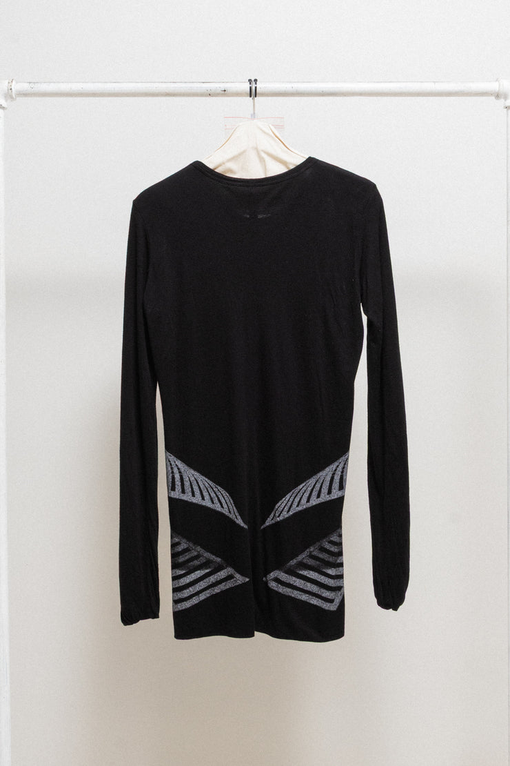 GARETH PUGH - 2010’s Cashmere blend printed longsleeves
