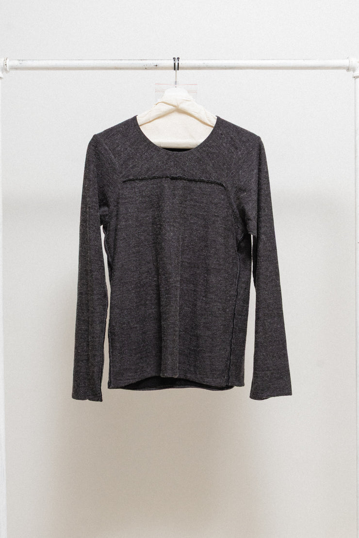 VOLGA VOLGA - Double layer textured wool sweater