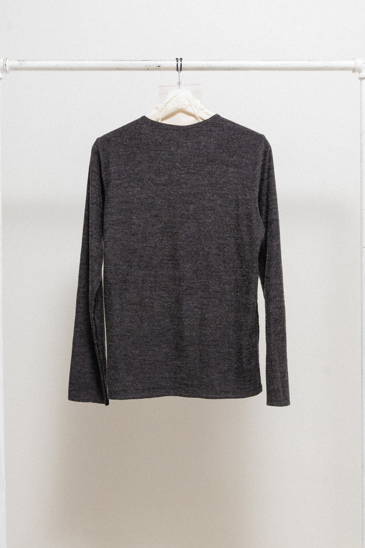 VOLGA VOLGA - Double layer textured wool sweater