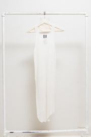 RICK OWENS - Extra long ribbed milk tank top