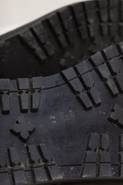 ANN DEMEULEMEESTER - SS14 Vine pattern canvas shoes with notched sole (runway)