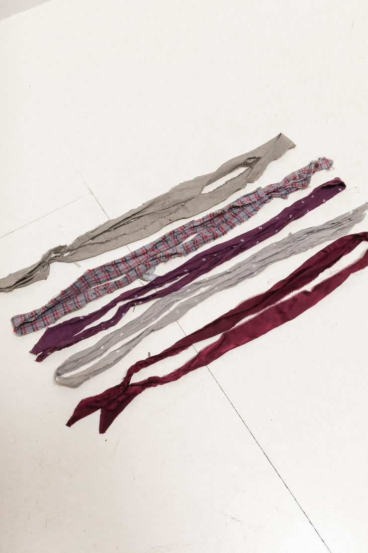 UNDERCOVER - FW04 « But Beautiful » Set of five fabric straps