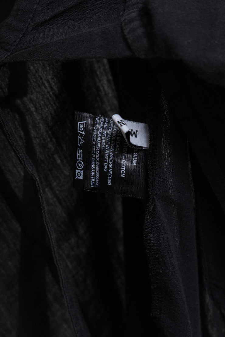 ANN DEMEULEMEESTER - SS04 Cotton skirt with parachute pockets (runway)