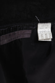 RICK OWENS - FW10 « GLEAM » Wool blend skirt with thick leather waist