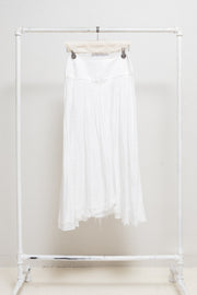 YOHJI YAMAMOTO - FW22 Long cotton skirt with pocket detail (runway)