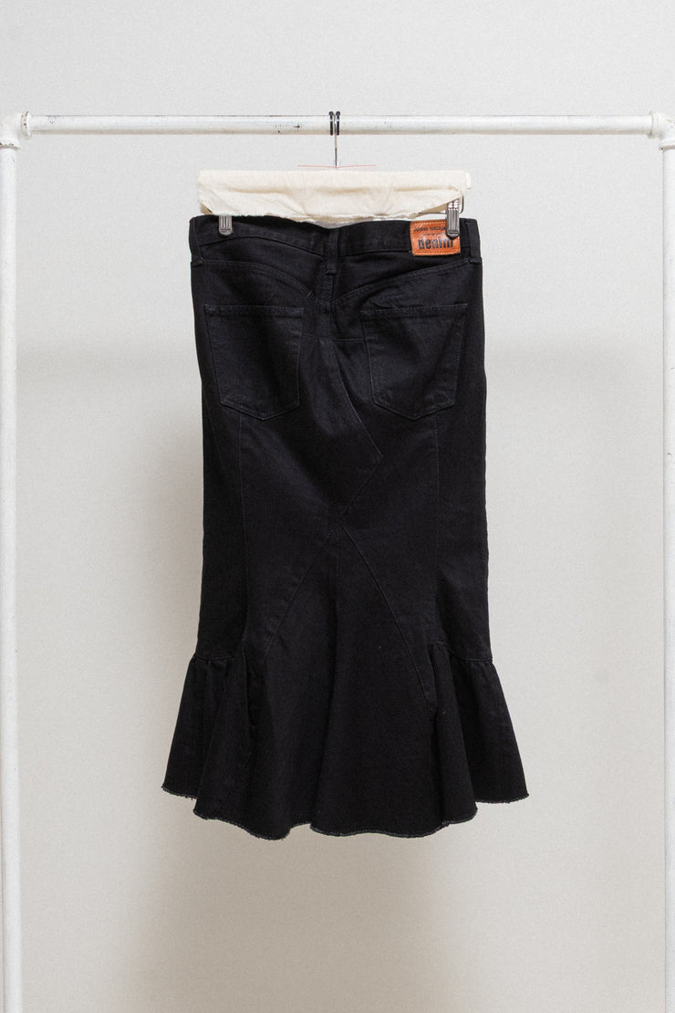 JUNYA WATANABE - FW09 Flared siren denim skirt based on pants