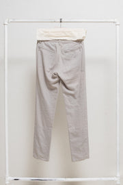 UNDERCOVER - FW04 « But Beautiful » Grey cotton pants with floral lining (runway)