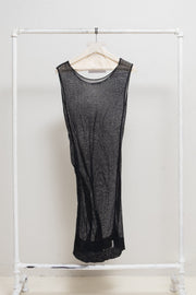ANN DEMEULEMEESTER - Early 2000’s See-through knitted dress top