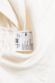 MARC LE BIHAN - White linen tail jacket