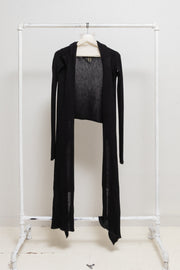 RICK OWENS - FW07 « Exploder » Soft wool cardigan with extra long sides