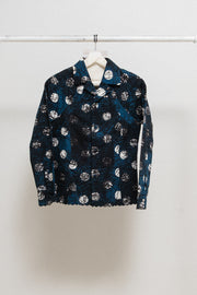 UNDERCOVER - FW03 « Paper Doll » Cotton overshirt with scribbled polka dot pattern