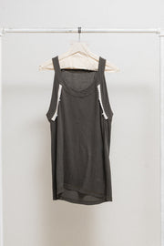 UNDERCOVER - SS05 « But Beautiful II » Cotton tank top with teeth details