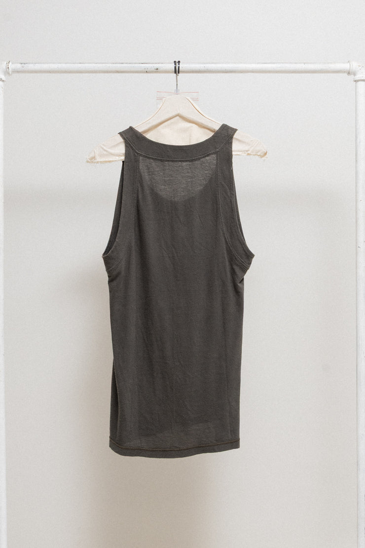 UNDERCOVER - SS05 « But Beautiful II » Cotton tank top with teeth details