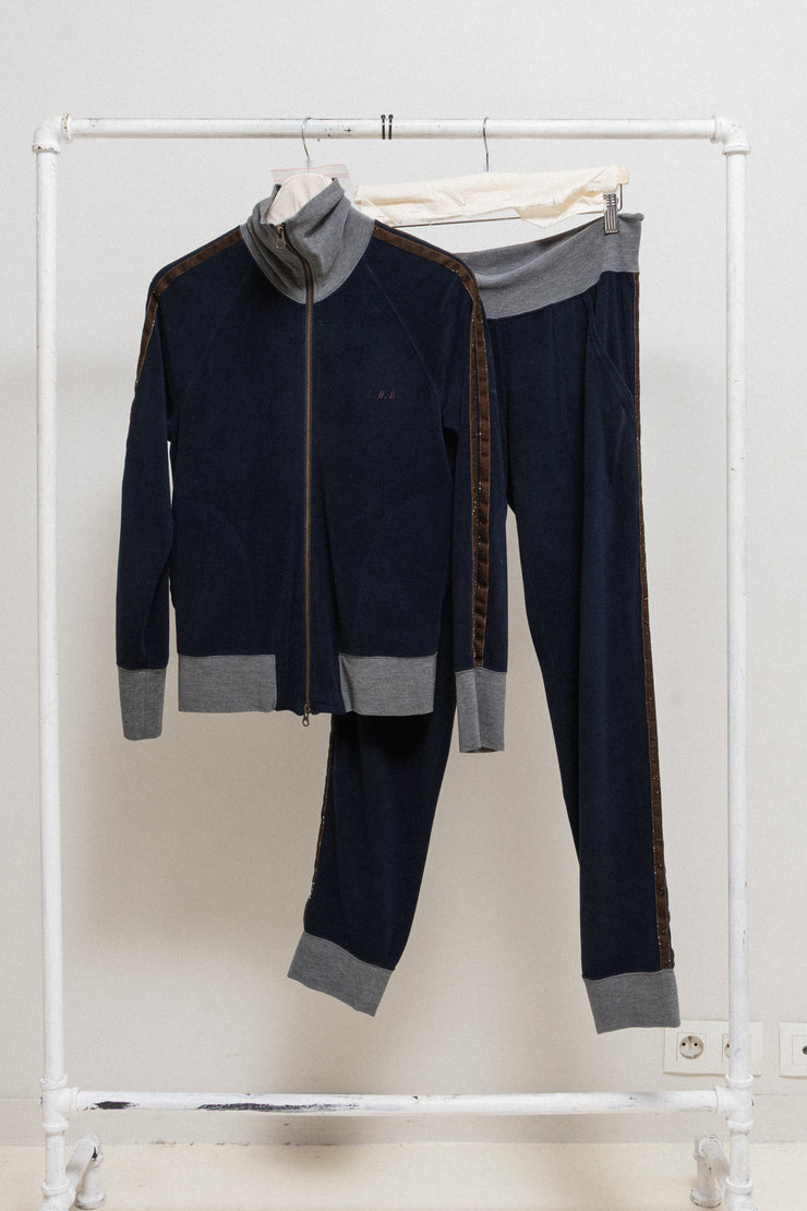 SHARE SPIRIT - Velvet tracksuit (set)